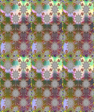 Güzel suluboya çiçek buketi pürüzsüz desen.