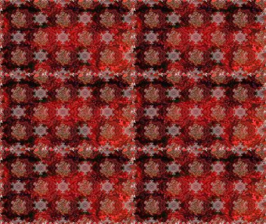 Raster Henna dövme stili. Etnik Mandala süsü. Kızılderili desenli desenli desenli şal deseni. Tekstil, tebrik kartı, boyama kitabı, telefon kılıfı baskısı için kullanılabilir.