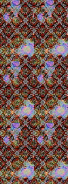 Gri, kahverengi ve siyah renkte yaz çiçekleri. Çiçekli karalama şeklinde Raster çiçek deseni. Raster illüstrasyonu.