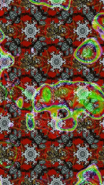 Klasik tropikal doğal elementlerin suluboya seti. Raster illüstrasyonu. Egzotik çiçekler, botanik parlak klasik doğa kahverengi, kırmızı ve gri renkler.