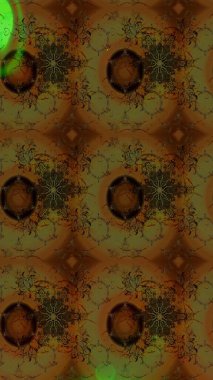 Chichi 'nin kumaş kalıbını çiz. Raster illüstrasyonu. Düz Çiçek Elementleri Tasarımı. Çiçek deseni. Renkli Bahar Teması çizim şablonu.