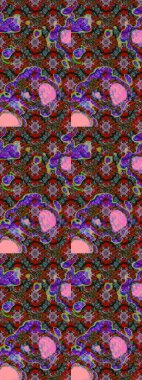 Kahverengi renkli çiçekler. Güzel çiçek deseni. Düz Çiçek Elementleri Tasarımı. Renkli Bahar Teması çizim şablonu.