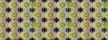 Tropik çiçekler. Gri ve nötr renkte çiçekler. Gömlek çizimi Arkaplan Deseni.