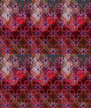 Zentangle soyut çiçekleri. Düz Çiçek Elementleri Tasarımı. Güzel kumaş deseni. Renkli Bahar Teması eskiz kalıbı. Karalama çiçeği. Raster illüstrasyonu.