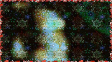 Tekstil ya da kitap kapakları, imalat, duvar kağıtları, baskı, hediye paketi ve yapıştırma kitabı için çiçeksiz arka plan. Küçük çaplı çiçeklerdeki basit şirin desenler. Raster illüstrasyonu.