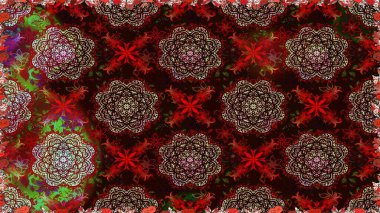 Küçük çiçekte güzel bir desen. Küçük renkli çiçekler. Moda baskıları için zarif bir şablon. Çiçekli bahar çiçekleri. Kusursuz. Motley illüstrasyonu.