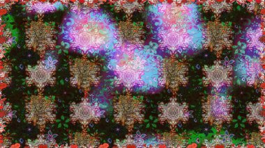 Paisley el çizimi elementler. Fantezi çiçekli kusursuz desen, doğal duvar kağıdı, çiçek desenli kıvrım çizimi. Ev dekoru.