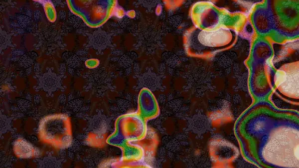 Raster illüstrasyonu. Düz Çiçek Elementleri Tasarımı. Kahverengi, gri ve siyah renkte çiçekler. Çiçek desenli çizim. Asya tekstil tarzında. Renkli Bahar Teması çizim şablonu.