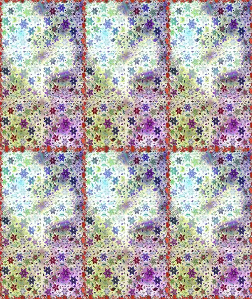 Çiçekli, pürüzsüz bir desen. Tarafsız ve bej renklerde bahar çiçekleri. Raster çiçekleri klasik tarzda çizilmiş. Raster illüstrasyonu.