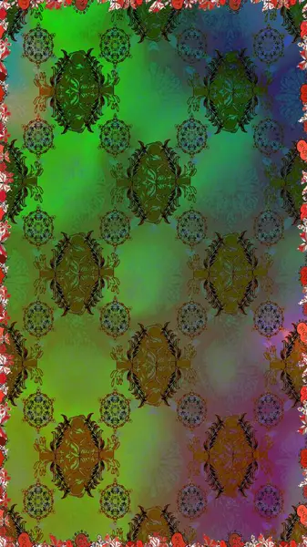 Doğum günü kartı ya da düğün davetiyesi. Raster illüstrasyonu. Yeşil ve kahverengi renklerde. Çiçekli tebrik kartı. Suluboya çiçek buketi. Çiçek arka planı.