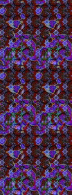 Çiçekler suluboya eskiz deseni. Raster Stili kumaş deseni.