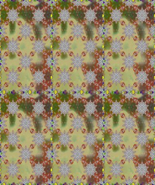 Hoş bir çiçek geçmişi var. Küçük çiçekteki kusursuz desen. Güzel kumaş deseni. Raster illüstrasyonu.