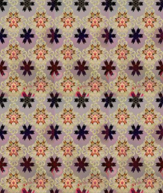 Küçük renkli çiçekler. Küçük çiçekte güzel bir desen. Bahar çiçekleri, bej ve nötr çiçekler. Motley illüstrasyonu. Moda baskıları için zarif bir şablon.