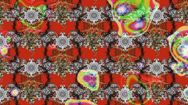 Gri, kırmızı ve kahverengi renkte çiçekler. Elle boyanmış suluboya resim çizimi çiçekler ve bitkiler.