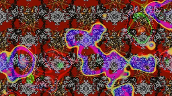 Gri renkli çiçekler. Renkli Yaz Temalı eskiz kalıbı. Raster illüstrasyonundaki çiçek desenli çizim. Düz Çiçek Elementleri Tasarımı.