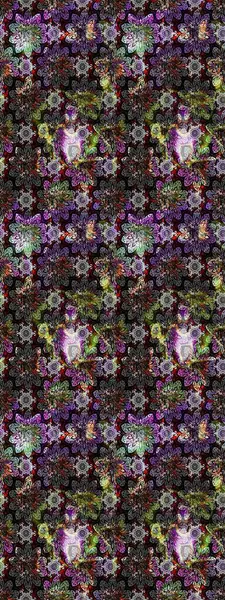 Güzel karalamalı çiçek desenli çizim. Raster illüstrasyonu. Küçük çiçekteki sevimli çiçek deseni. Güzel kumaş deseni.