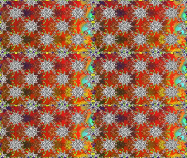 Yumuşak, bahar çiçekleri kahverengi ve gri renklerde. Çiçekli, pürüzsüz bir desen. Raster çiçekleri klasik tarzda çizilmiş. Raster illüstrasyonu.