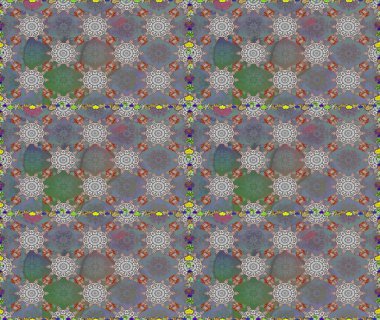 Çiçek deseni. Çiçek dikişsiz arka plan. Raster illüstrasyon. Süs bahar bahçe dokusu gelişmek.