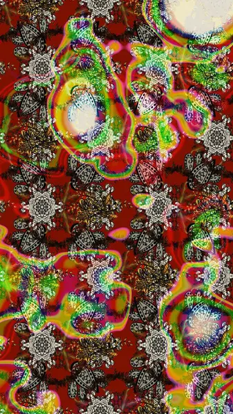 Çiçekler kırmızı, kahverengi ve gri renklerde. Düz Çiçek Elementleri Tasarımı. Renkli Yaz Temalı eskiz kalıbı. Çiçekli retro deseni çiz.