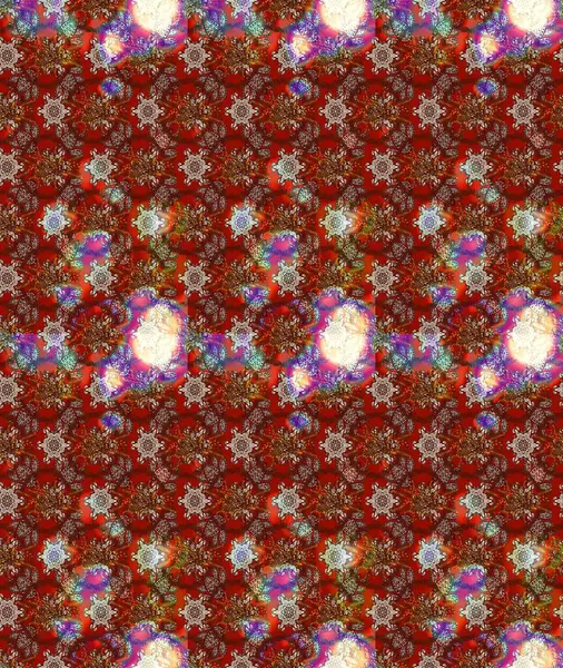 Yumuşak, bahar çiçekli arka plan. Kahverengi, kırmızı ve bej renkli çiçekler. Raster çiçek desenli ve çiçekli..