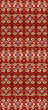 Parlak dantel, stilize çiçekler, şal desenli. Hassas altın desen. Doğu tarzı arabesk. Kusursuz altın desenli bukleler. Kırmızı, kahverengi, bej renklerde altın elementlerle kusursuz desen. Raster..