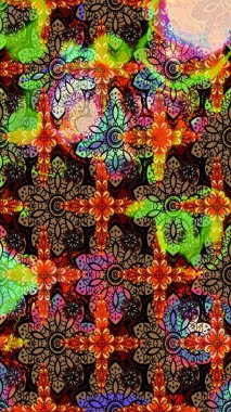 Raster illüstrasyonu. Klasik tropikal doğal elementlerin suluboya seti. Egzotik çiçekler, botanik parlak klasik siyah renkler.