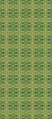 Yeşil, bej ve nötr renklerde altın element. Barok tarzında altın çiçekli süs. Damask arkaplanı. Altın çiçekli, pürüzsüz desen.