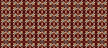 Kusursuz klasik altın desen. Raster geleneksel oryantasyon süsü. Kahverengi, kırmızı ve bej renklerde altın desenli altın elementler.