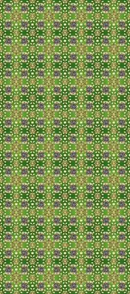 Yeşil, bej ve nötr renklerde altın element. Barok tarzında altın çiçekli süs. Damask arkaplanı. Altın çiçekli, pürüzsüz desen.