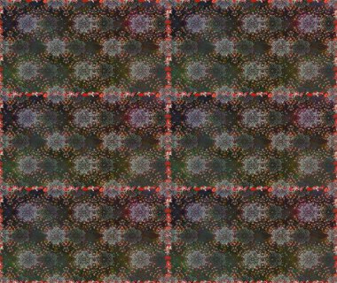 Küçük çiçekteki sevimli çiçek deseni. Kusursuz. Raster illüstrasyonu.