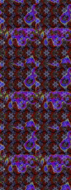 Kahverengi, mor ve siyah renkte çiçekler. Küçük çiçekte sevimli çiçek deseni var..