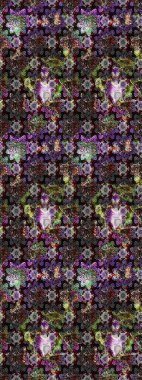 Güzel karalamalı çiçek desenli çizim. Raster illüstrasyonu. Küçük çiçekteki sevimli çiçek deseni. Güzel kumaş deseni.