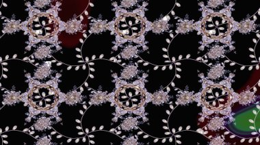 Raster illüstrasyonu. Anti-stres için soyut örnek sayfası. Siyah renklerde.