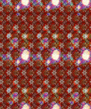 Yumuşak, bahar çiçekli arka plan. Kahverengi, kırmızı ve bej renkli çiçekler. Raster çiçek desenli ve çiçekli..