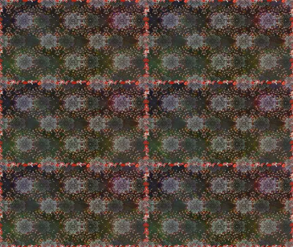 Küçük çiçekteki sevimli çiçek deseni. Kusursuz. Raster illüstrasyonu.