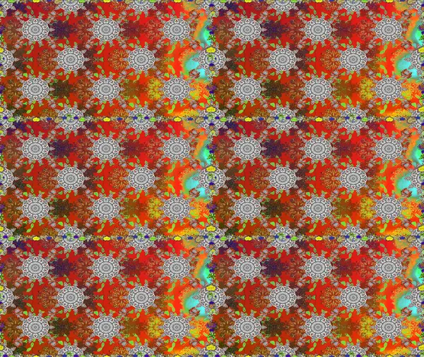 Yumuşak, bahar çiçekleri kahverengi ve gri renklerde. Çiçekli, pürüzsüz bir desen. Raster çiçekleri klasik tarzda çizilmiş. Raster illüstrasyonu.