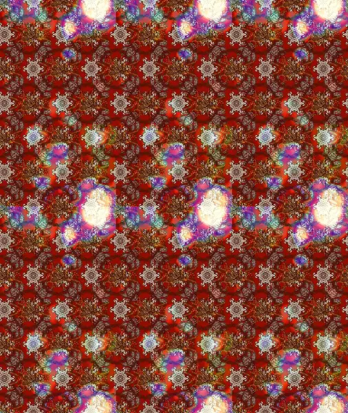 Yumuşak, bahar çiçekli arka plan. Kahverengi, kırmızı ve bej renkli çiçekler. Raster çiçek desenli ve çiçekli..