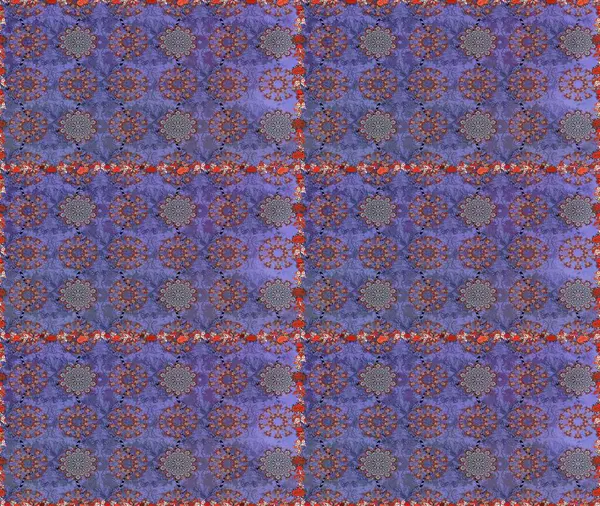 Bahar çiçekli, dikişsiz, sevimli çiçek deseni. Güzel kumaş deseni. Raster illüstrasyonu.