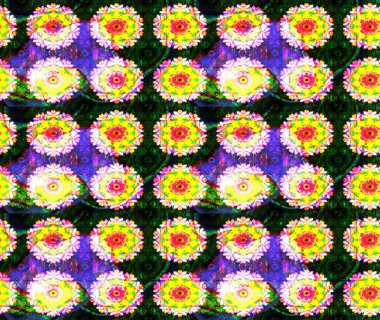 Raster güzel bir çiçek deseni çizmiş. Bahar mevsimi. Nazik romantik baskı. Tatil havası..