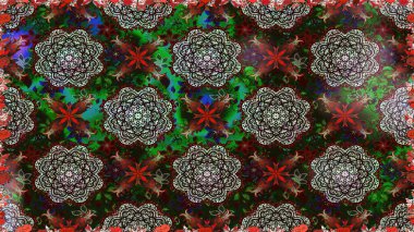 Anti-stres için soyut örnek sayfası. Gri ve kahverengi renklerde. Raster illüstrasyonu.