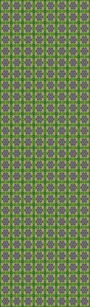 Süslü dantel iz sürücü. Duvar kâğıdı için altın süslü bir illüstrasyon. Doğu tarzında klasik tasarım öğesi. Geleneksel Arap dekoru yeşil, gri renkler. Çiçekli süslemeli, pürüzsüz bir desen.