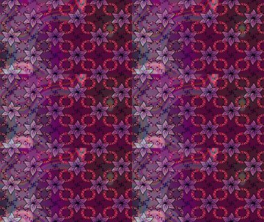 Kumaş, tekstil, duvar kağıdı baskısı için. Tomurcukları çiçek olan sevimli bir çiçek deseni. Eskiz geçmişi. Raster. Eski usul. Raster illüstrasyonu.