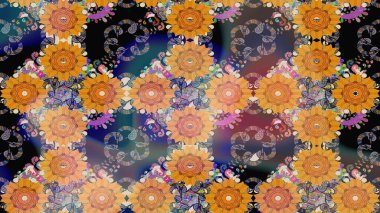 Çiçeğin suluboya çizimlerinin mükemmel deseni. Suluboya çizim kalıbı. Moda baskısı. Eski model. Dekorasyon ve tasarım için güzel desen.