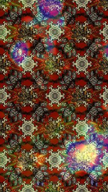 Güzel kumaş deseni. Çiçek arkaplan. Çizim raster deseni.