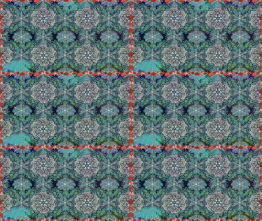 Raster deseni. Çiçekler, suluboya ile dikişsiz çiçek deseni. Küçük çiçek Güzel Çiçek desen.