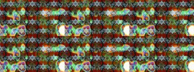 Moda baskıları için zarif bir şablon. Halk tarzı. Modern çiçek arkaplanı. Parlak renkli çiçekleri olan ve kahverengi, yeşil ve gri renkli yaprakları olan inanılmaz bir çiçek deseni..