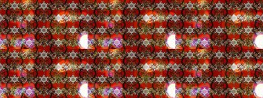 Çiçekli çiçek deseni, suluboya. Süslü kumaş deseni. Raster deseni.