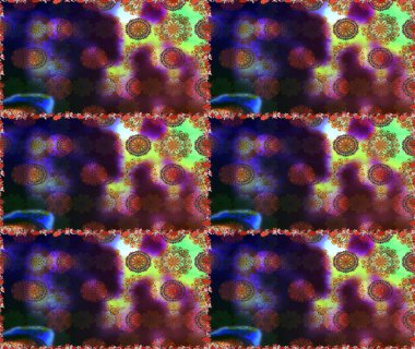 Eski usul. Tomurcukları çiçek olan sevimli bir çiçek deseni. Raster. Raster illüstrasyonu. Kusursuz bir geçmişi var. Kumaş, tekstil ve duvar kağıdı baskısı için..