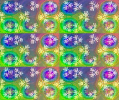 El çizimi Raster çizimi. Parlak elementlerin. Çizim çiçek deseni duvar kağıdı, web sitesi arkaplanı, paket kağıdı, davetiye, broşür, pankart veya web sitesi için kullanılabilir.