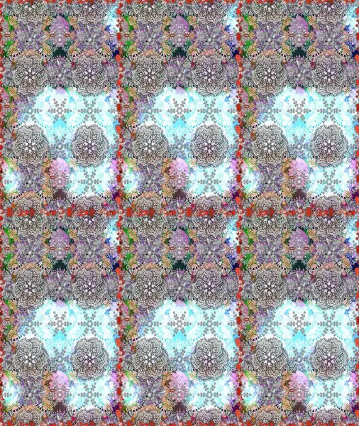 Çiçeksiz desenli arka plan. Gömlek baskısı için çiçek boyası. Tarafsız ve gri renkte çiçekler.